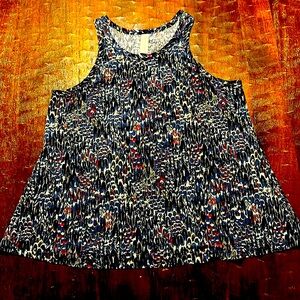 Red, White and Blue Racerback Tanktop by Allison Joy - Large